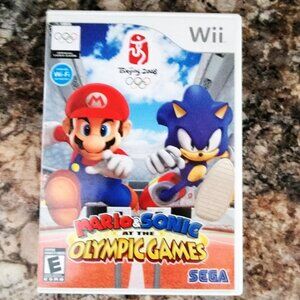 Nintendo Wii Mario and Sonic at The Olympic Games Video Game